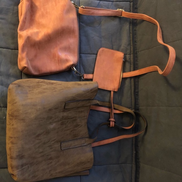 Never used vegan leather bags - Picture 1 of 3